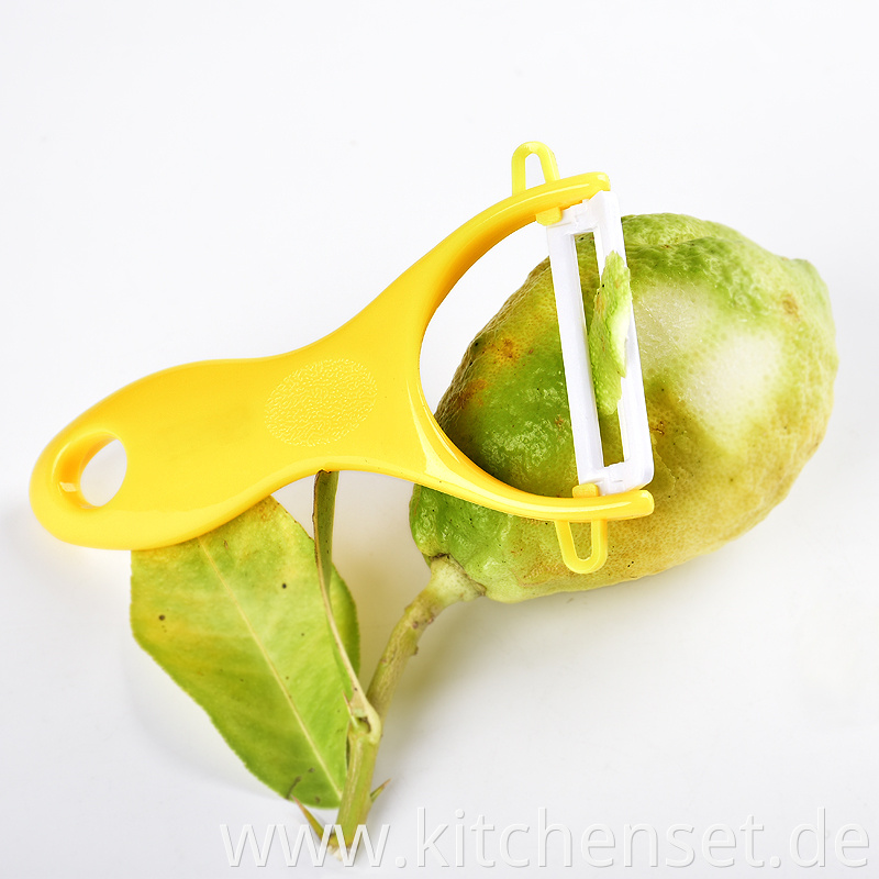 plastic multipurpose vegetable fruit citrus ceramic peeler